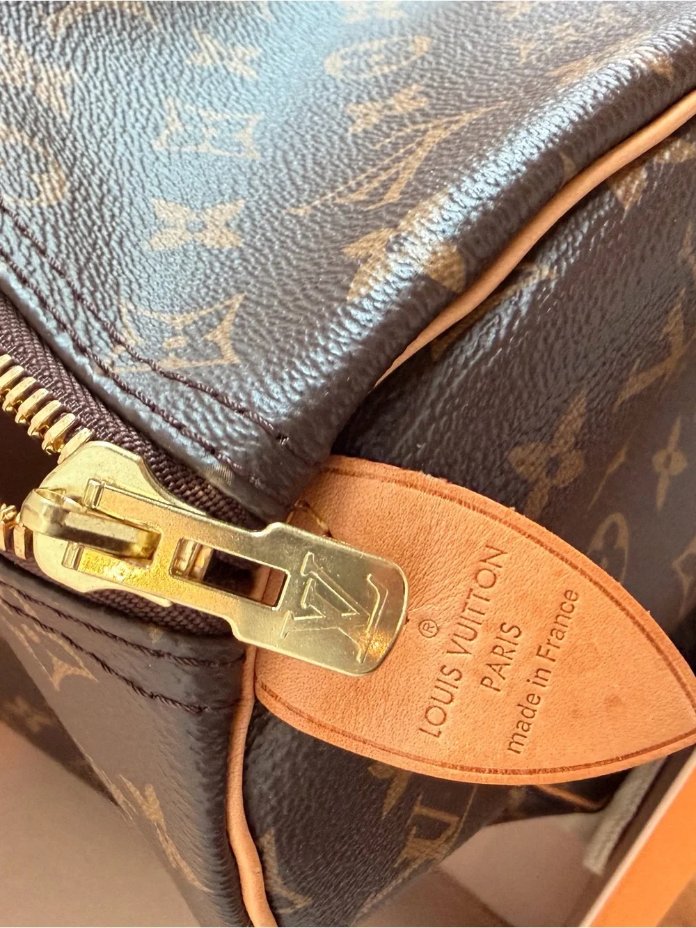 Louis Vuitton leather minor shown